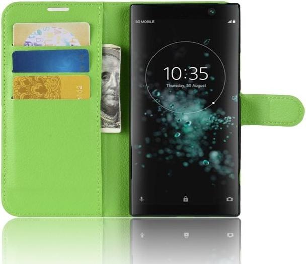 Produktbild MU Classic Litchi Leder Bookcover Series (Xperia XA2 Plus)
