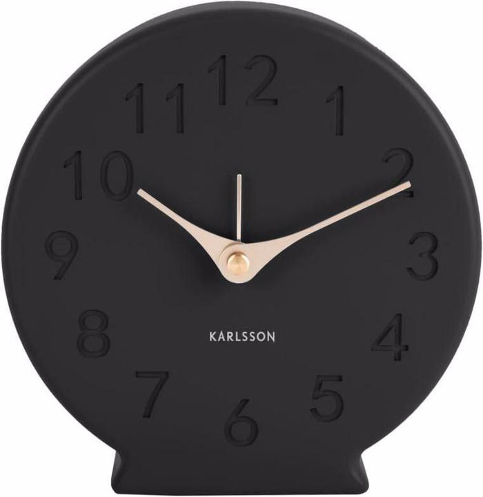 Produktbild Karlsson Klassischer Wecker Sole Numbers Schwarz
