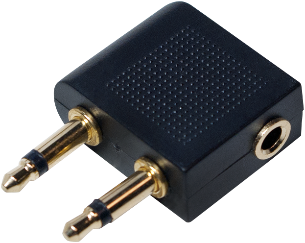 Produktbild LogiLink Flugzeug Adapter (Klinkenadapter)
