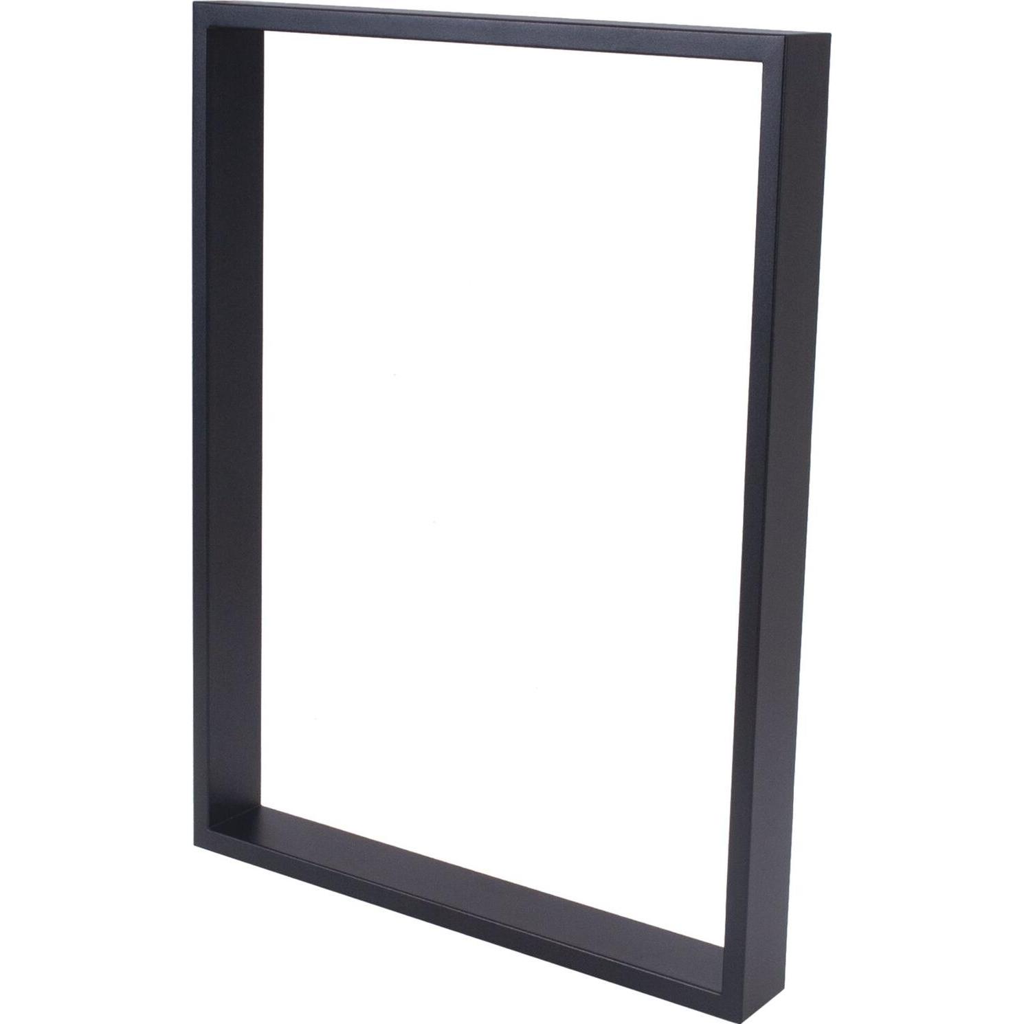 Simausrom, Tischbeine + Tischgestell, Tischkufe Frame 500 x 720 mm schwarz