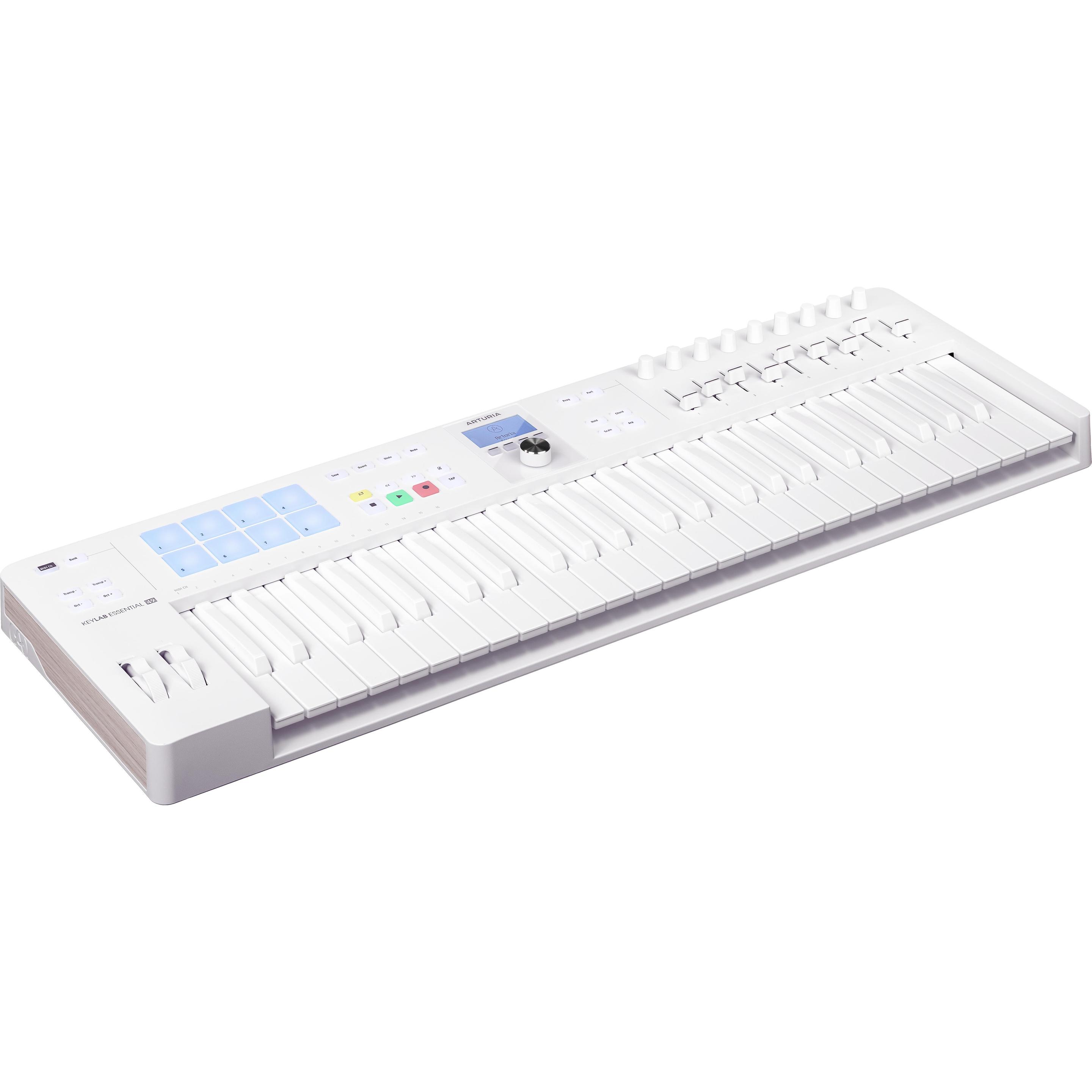 Thumbnail - Arturia KeyLab Essential 49 mk3 Alpine White (Controller), MIDI Controller, Weiss