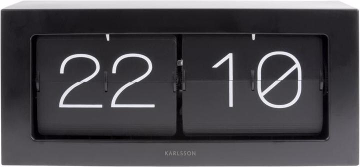 Karlsson Table Clock Boxed Black