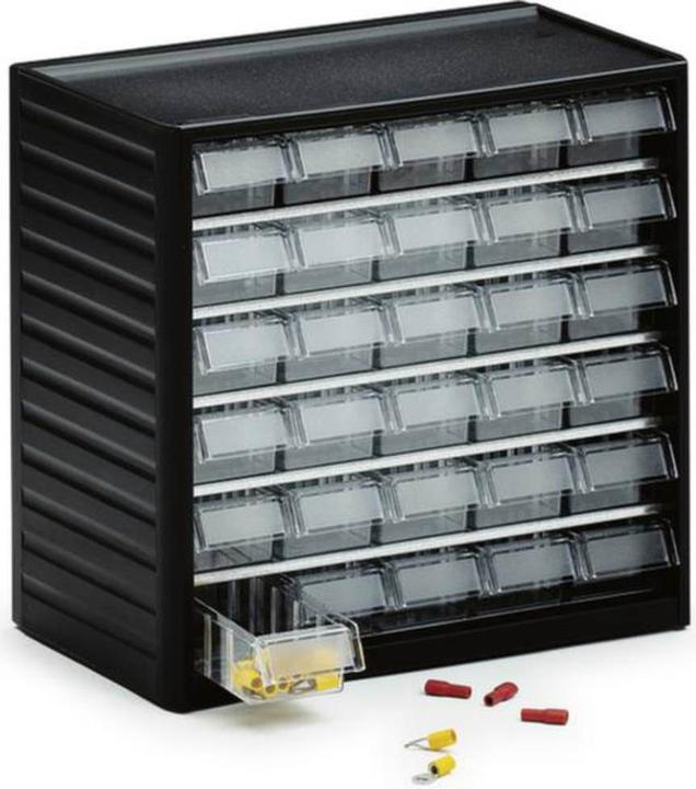 Produktbild Treston sichtMagazinf.MagazinständerHxBxTxx80mm30SchubladenGr.Gehäuse (31 cm, 29 cm)