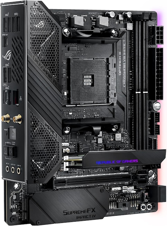 Produktbild ASUS ROG Crosshair VIII Impact (AM4, AMD X570, Mini-DTX)