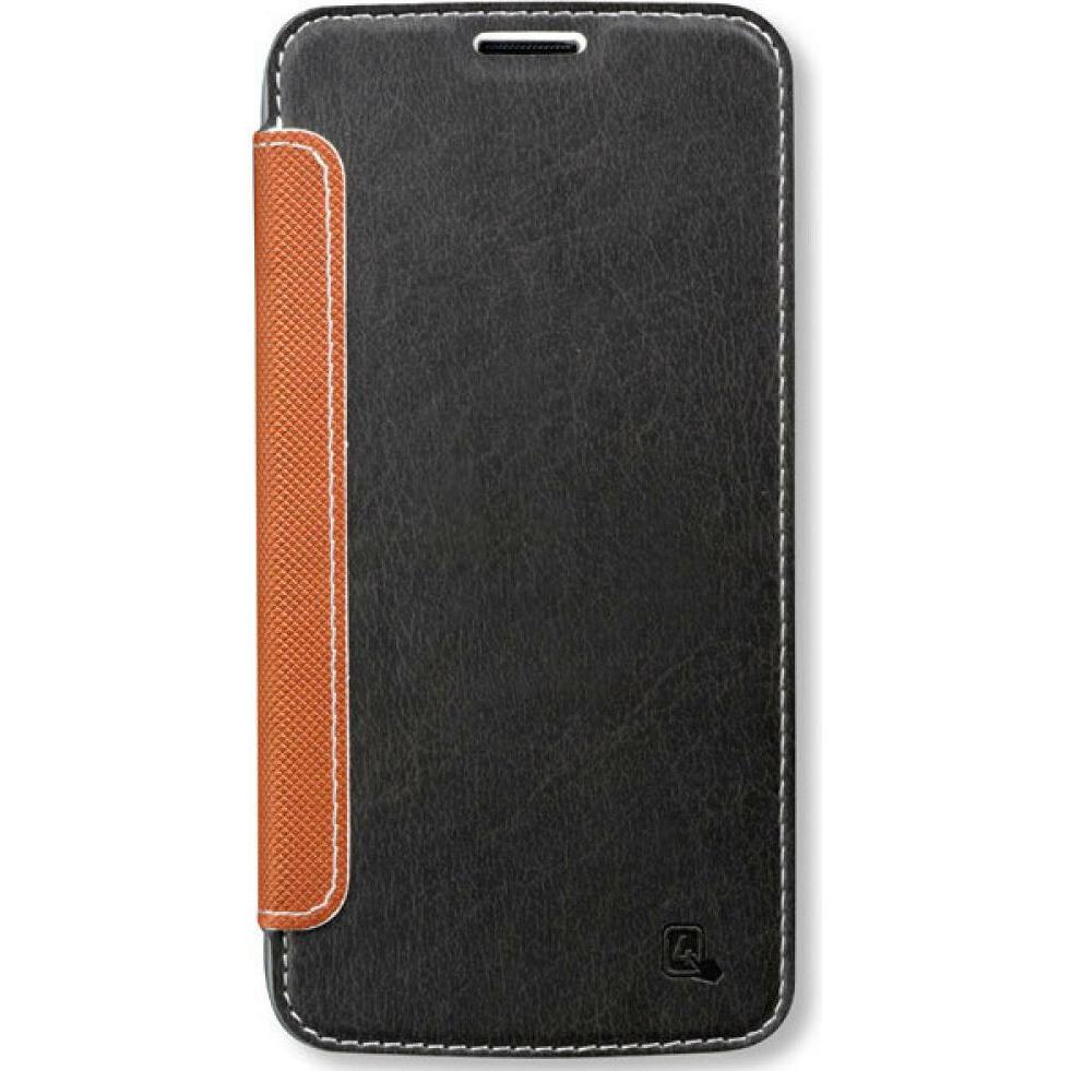 4smarts NOORD Book for Samsung Galaxy S6E black (Samsung Galaxy S6 Edge), Smartphone Hülle, Schwarz