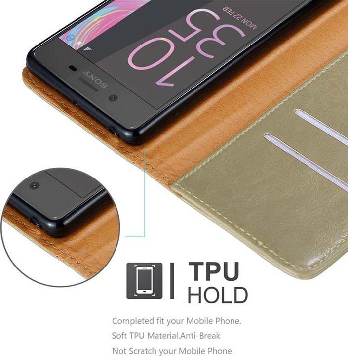 Actual product image Cadorabo Book Luxury Cover (Sony Xperia X)