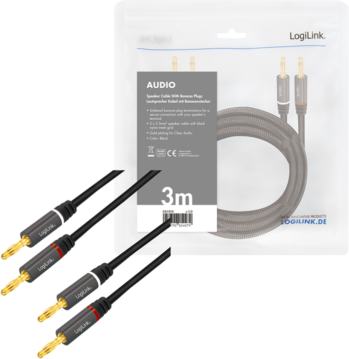 Actual product image LogiLink CA1210 (3 m, 2.50 mm²)