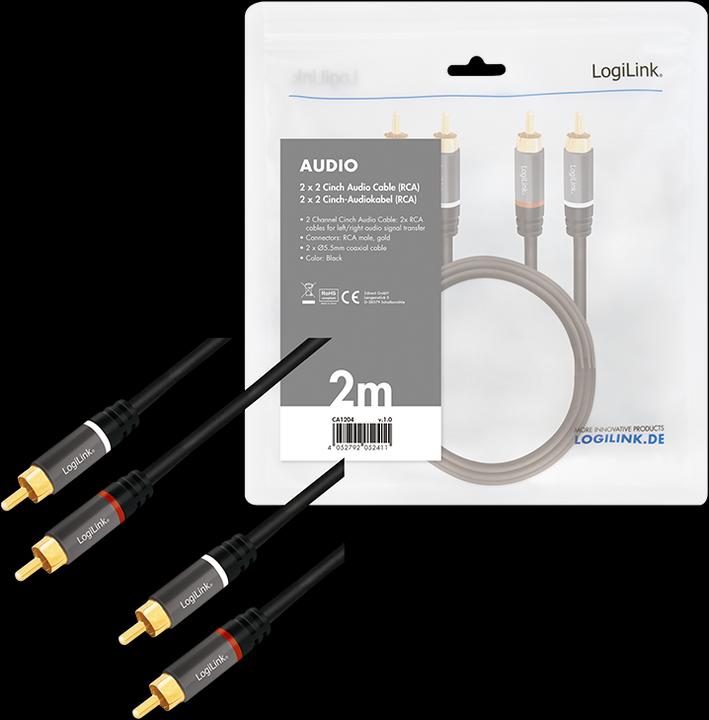 Produktbild LogiLink CA Cinch (2 m, Cinch)