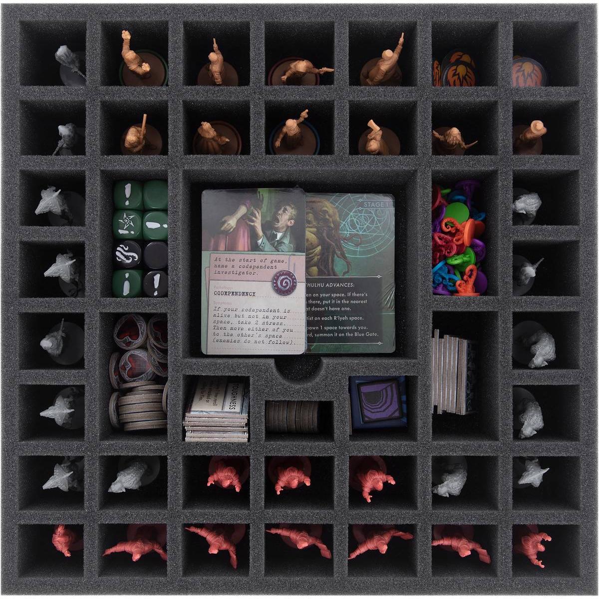 Thumbnail - Feldherr FH59622 - Schaumstoff-Set für Cthulhu: Death May Die (Staffel 1), Brettspielbox (Schaumstoff)