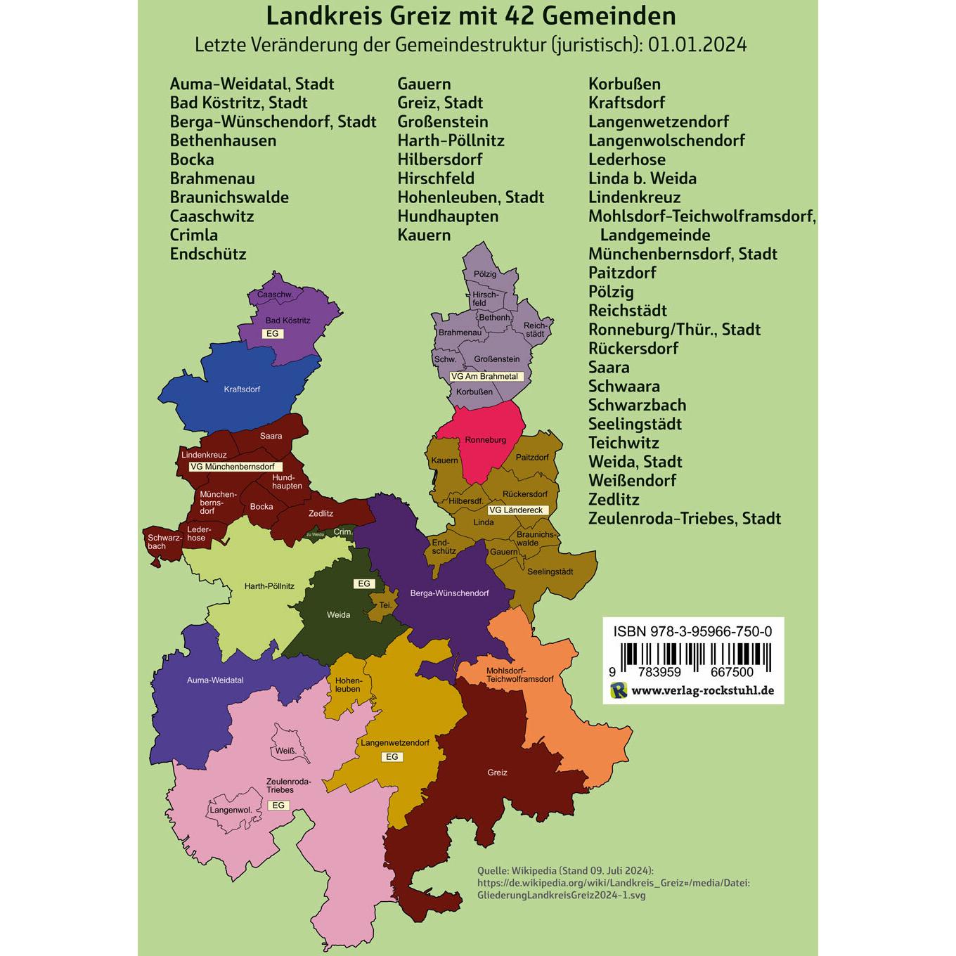 Thumbnail - Wappen, Flaggen und Siegel LANDKREIS GREIZ - Ein Lexikon - Ausgabe 2024, Fachbücher von Hartmut Ulle