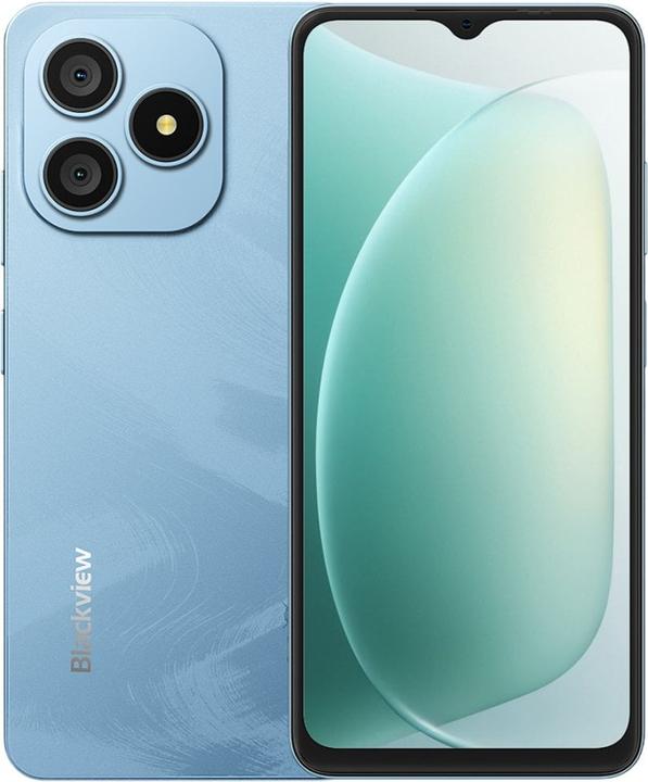 Blackview Wave 9C (6.56" - 64 Go, 4 Go Ram) Bleu (64 Go, Bleu ondulé, 6.56", Double SIM, 4G)