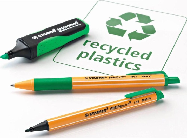 Produktbild STABILO GREEN BOSS Textmarker (Pink, Gelb, Grün, Orange, 5 mm, 4 x)