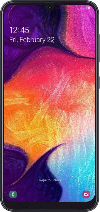 Produktbild Samsung Galaxy A50 EE Enterprise Edition EU (128 GB, Black, 6.40", Dual SIM + SD, 25 Mpx, 4G)