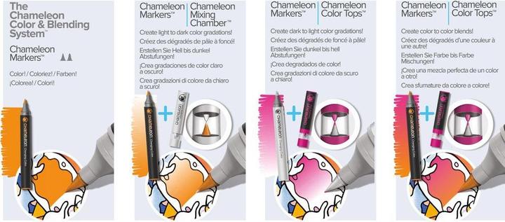 Produktbild Chameleon Aquarellfarbstifte Brushpen Color & Blending Set (Mehrfarbig, 6 x)