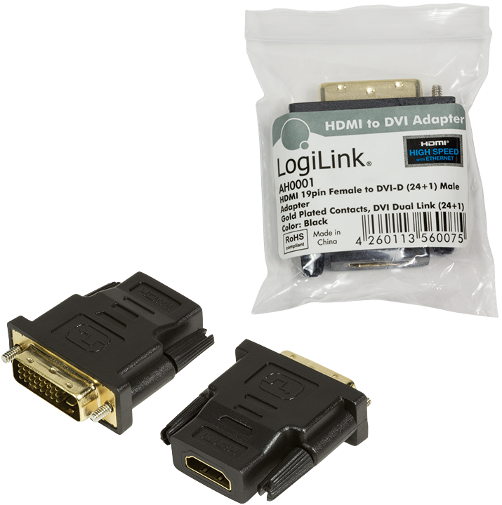 Produktbild LogiLink Video Adapter (HDMI, 100 cm)