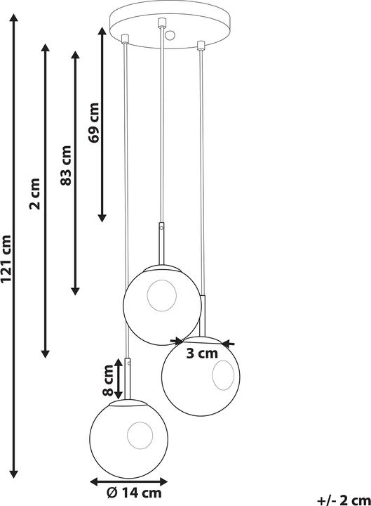 Actual product image Beliani Ralfes (E14)