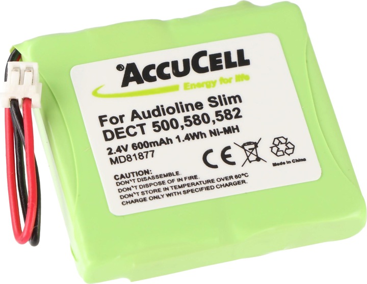 Produktbild AccuCell Akku passend für MEDION MD82877 Akku 5M702BMX Telekom Sinus A201, Switel DFT 81171