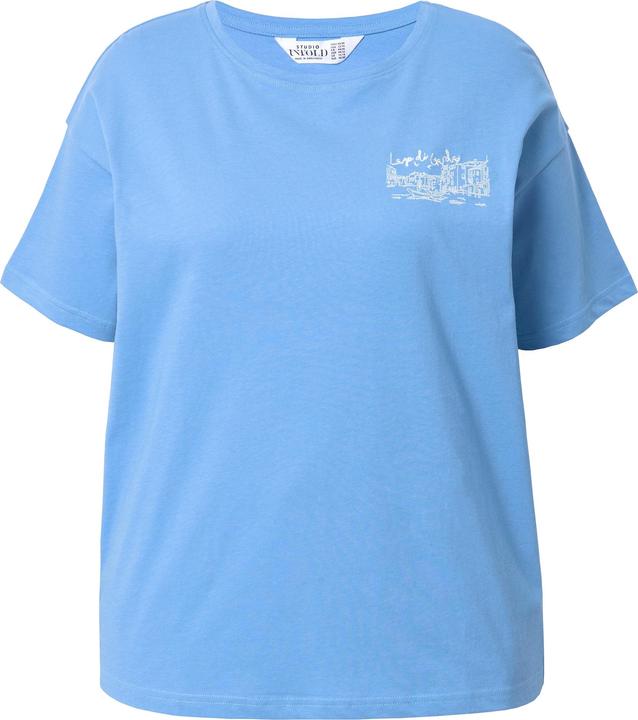Actual product image Studio Untold Lago Di Garda Short Sleeve Embroidered Logo Tee (42, 44)