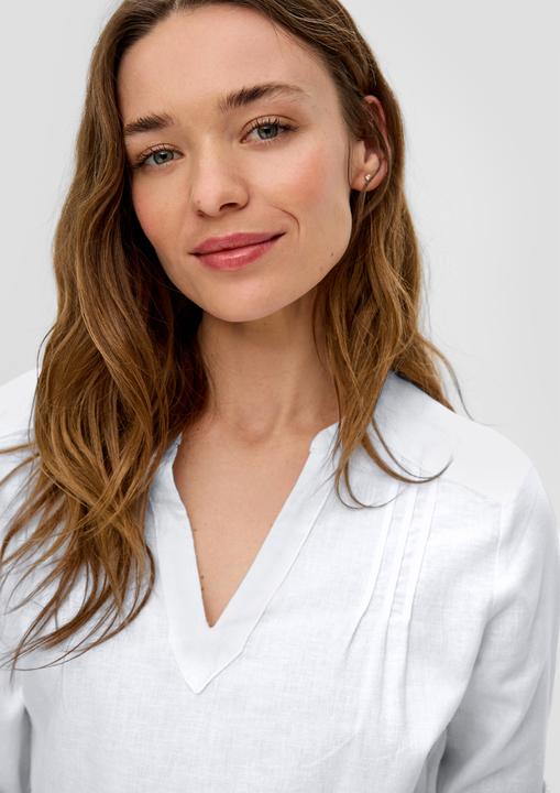 Immagine prodotto s.Oliver Bluse Leinenbluse mit 3/4-Arm und Tunika-Ausschnitt (48)