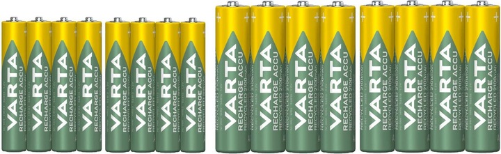 Actual product image Varta Recharge Accu Recycled (4 pcs., AA, 2100 mAh)