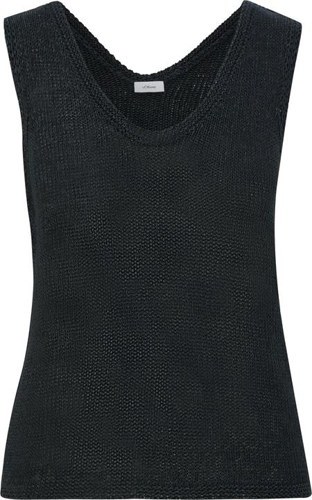 Actual product image s.Oliver Strickpullunder Strickshirt mit V-Ausschnitt (48)