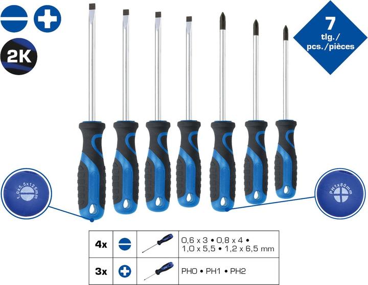 Produktbild Brilliant Tools BT033007 (Kreuzschlitz)