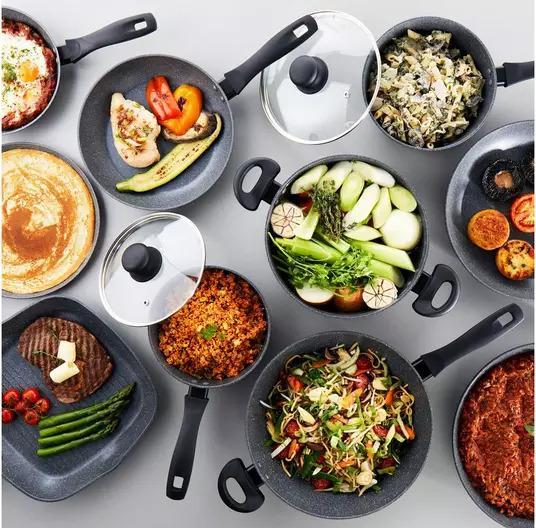 Image du produit Russell Hobbs RH02814EU7 Marbre métallique 5pcs pan set (Casserole, Ensemble de casseroles et de poêles de cuisson, Poêle à frire, Aluminium)