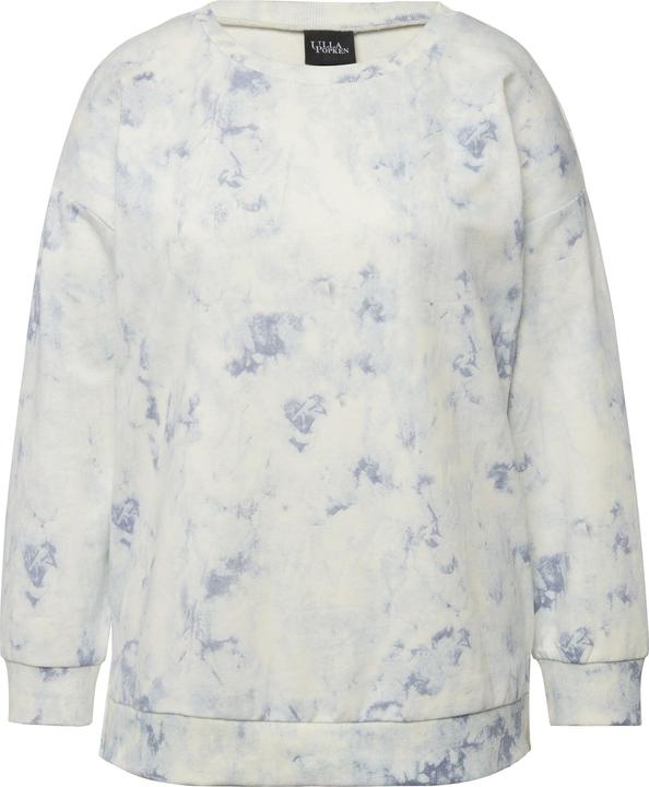 Actual product image Ulla Popken Tie-Dyed Long Sleeve Sweatshirt (46, 48)