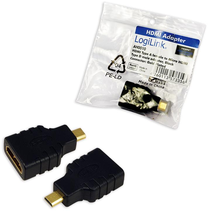 Actual product image LogiLink Micro HDMI to (HDMI)