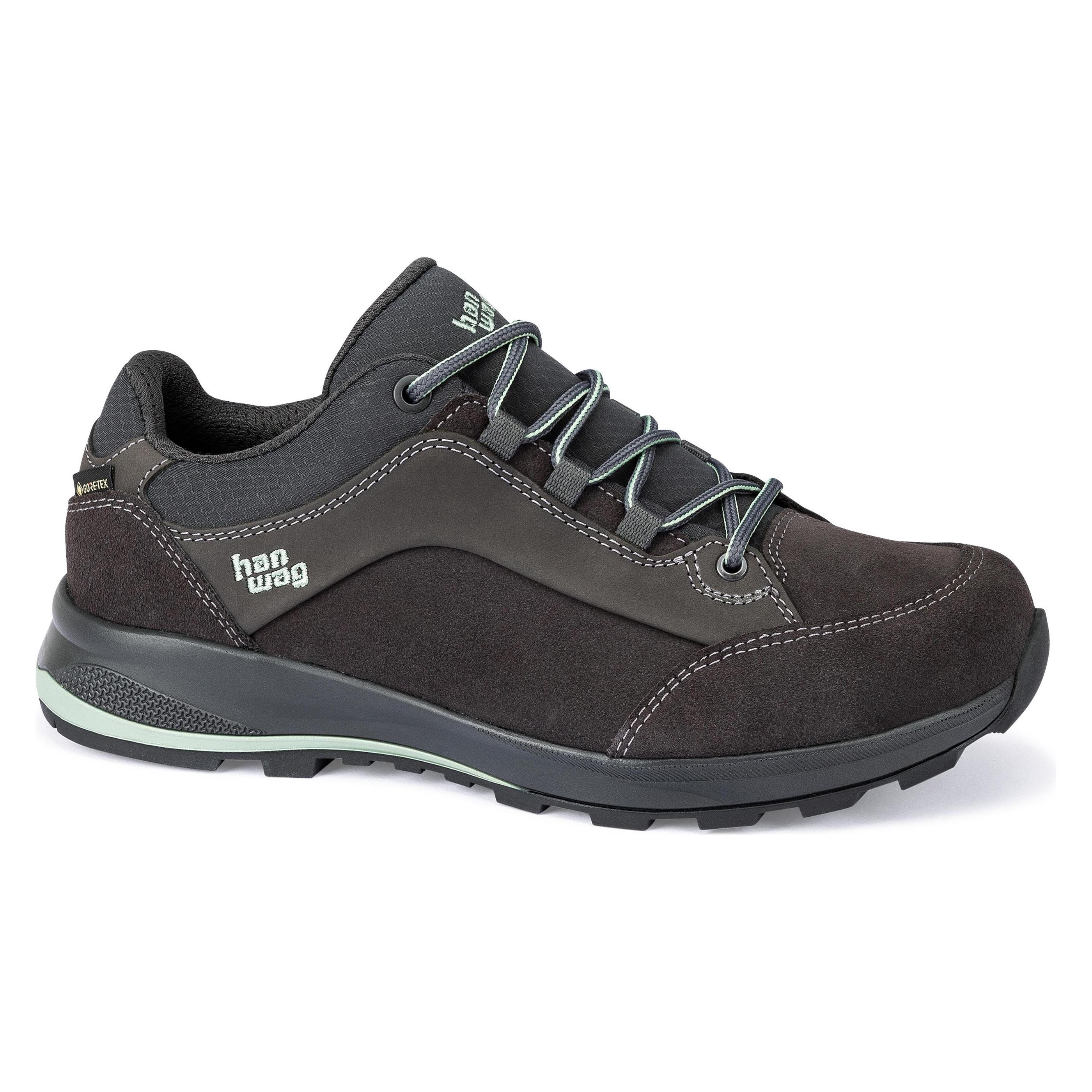 Hanwag, Damen, Wanderschuhe, Banks Low Bunion Lady Gtx (39.5), Grau
