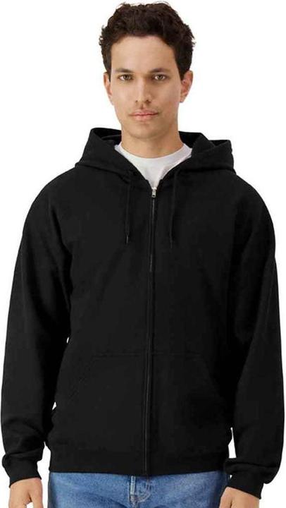 Actual product image Gildan Mens Softstyle Midweight Full Zip Hoodie (XXL)