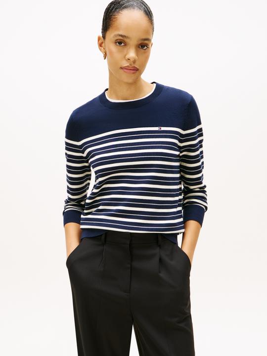 Image du produit Tommy Hilfiger Pull Fin GG Manches Longues C-NK SWT (L)