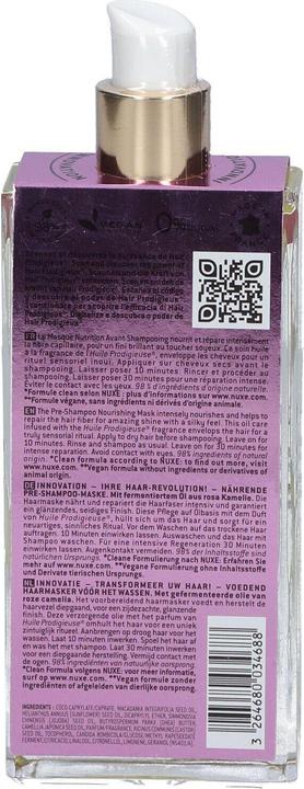 Actual product image Nuxe Prodig Hair Masque Nutri Shampoo (125 ml)