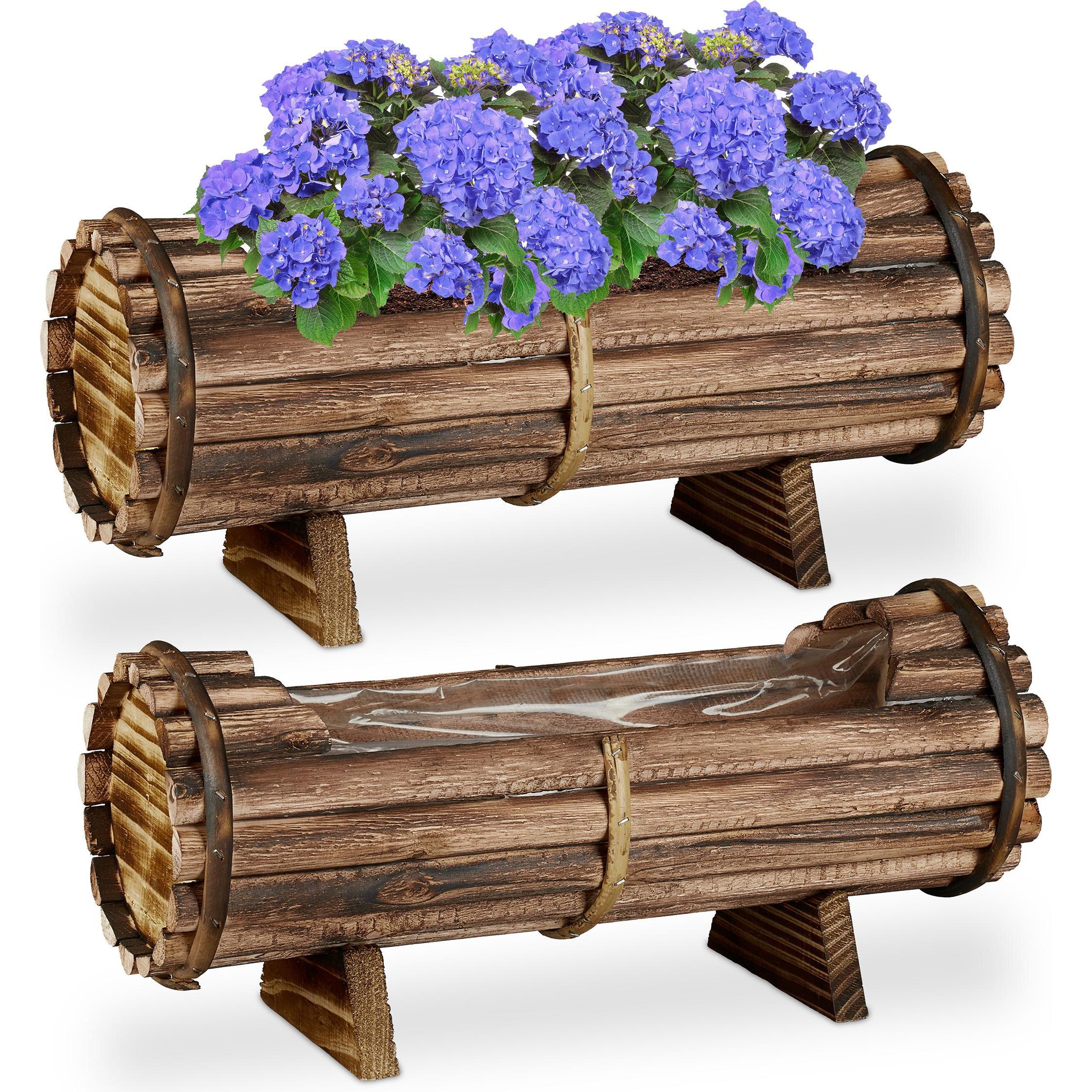 Relaxdays, Blumentopf, Blumenkasten (40 cm)