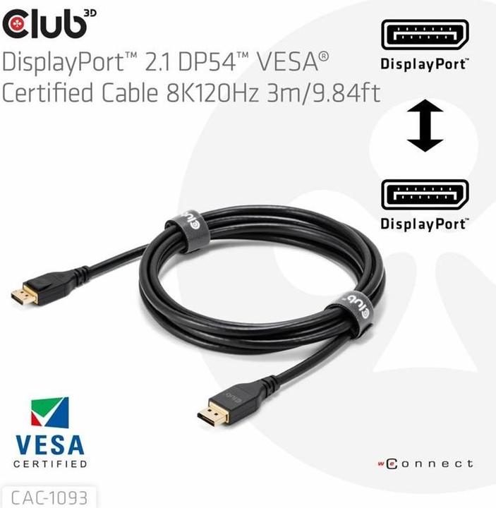 Produktbild Club 3D DisplayPort – DisplayPort (3 m, DisplayPort)