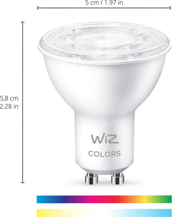 Immagine prodotto WiZ Par16 (GU10, 4.90 W, 345 lm, 1 x, F)
