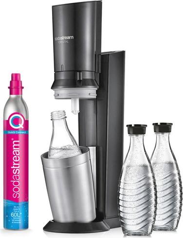 Produktbild SodaStream Crystal 3.0 inkl. Co2 Zylinder und 3 0,7L Glaskaraffen