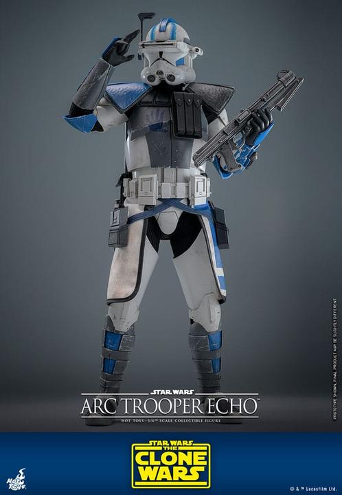 Produktbild Hot Toys Star Wars: The Clone Wars Actionfigur 1/6 Arc Trooper Echo 30 cm