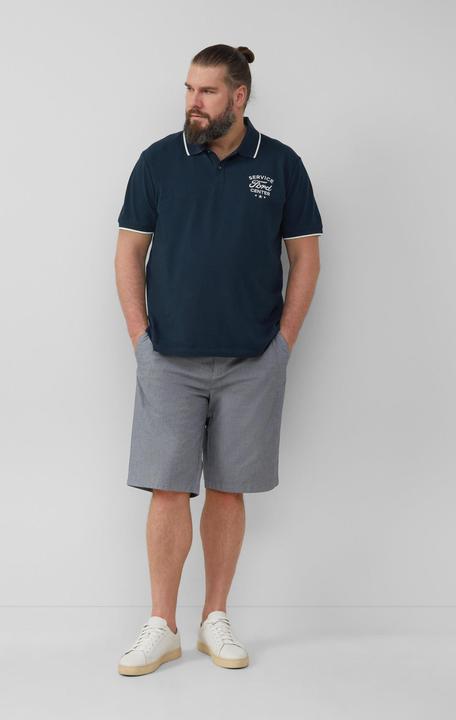 Produktbild S.Oliver Bermuda Chino-Shorts aus Baumwollstretch in melierter Optik (46)