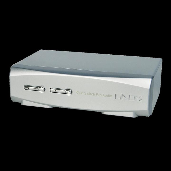 Produktbild Lindy 2 Port DisplayPort 1.2 KVM Switch Pro Audio USB 2.0