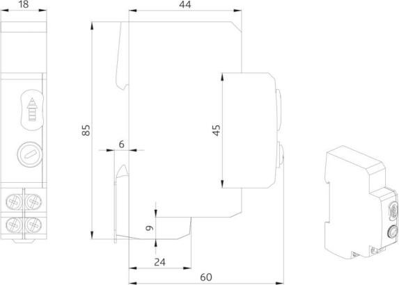 Produktbild BEG Treppenlichtzeitschalter 92655 Treppenlichtzeitschalter SCT1