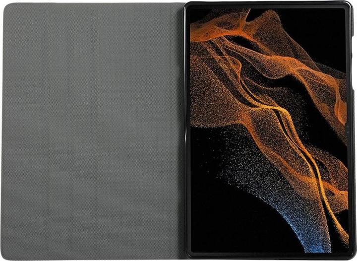Productafbeelding Cover-Discount Galaxy Tab S8 Ultra - Drievoudige Smart Case donkerblauw (Galaxy Tab S8 Ultra)