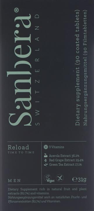 Produktbild Sanbera Nightly Reload Men (90 Stück)