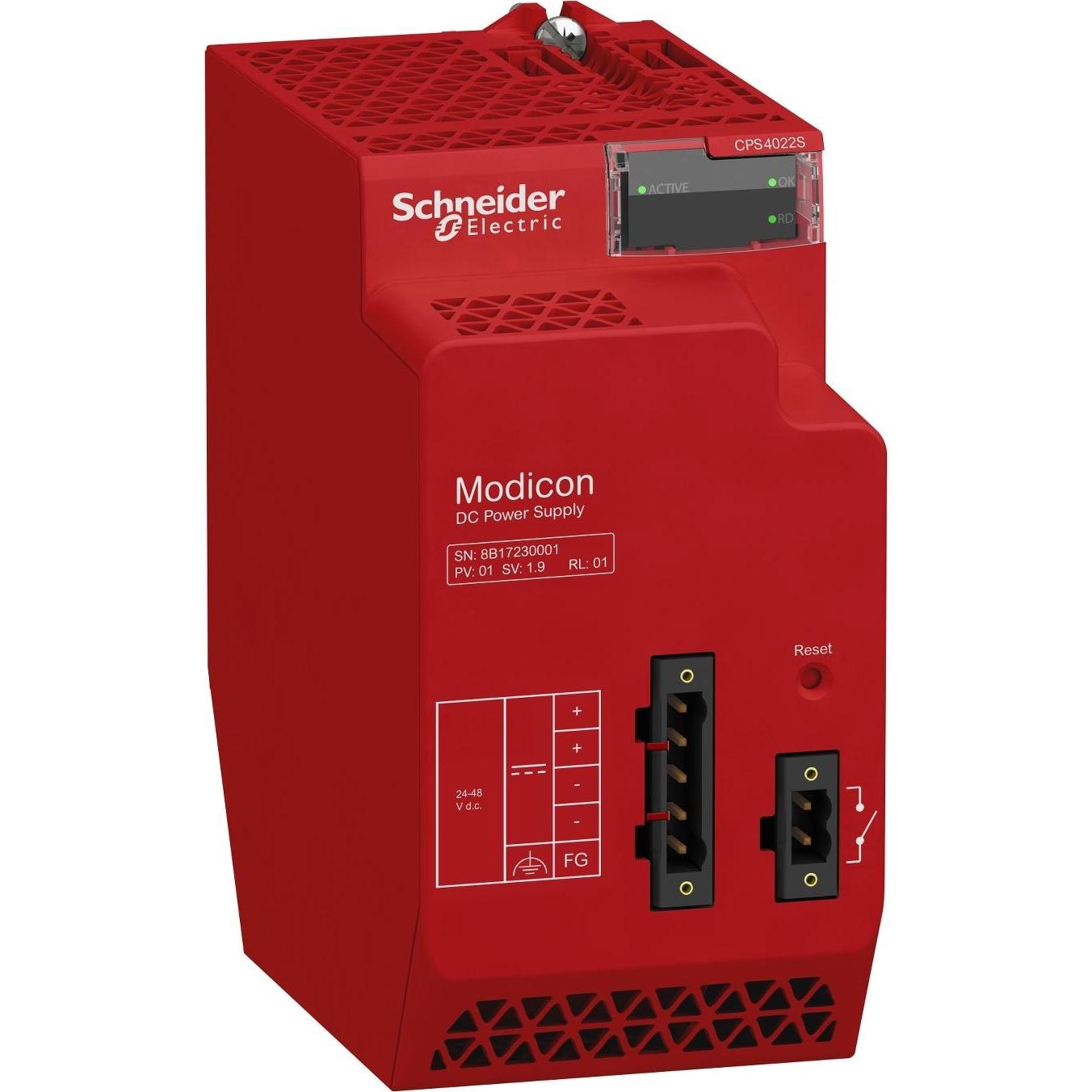 Thumbnail - Schneider Electric M580S NETZTEIL 24/48VDC REDUNDANT BMXCPS4022S, Automatisierung