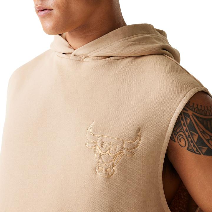 Image du produit New Era Sleeveless Hoody - WASHED Chicago Bulls beige (L)