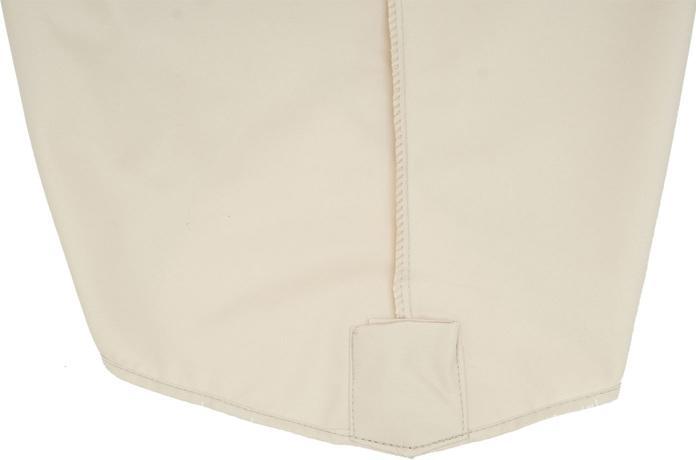 Produktbild Swisshandel24 Ersatz-Bezug für Deluxe Ampelschirm HWC-D14, Sonnenschirmbezug rund Ø 3m - creme ohne Flap