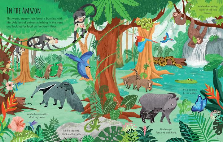 Actual product image First Sticker Book Planet Earth (150 Sticker)