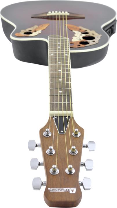 Produktbild Dimavery OV-500 Roundback (Halbakustik Gitarre, Walnuss, Ahorn, Fichte)