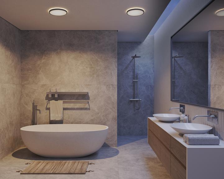 Actual product image Nordlux Oja 42, IP54,3000/4000K,Black (2100 lm)