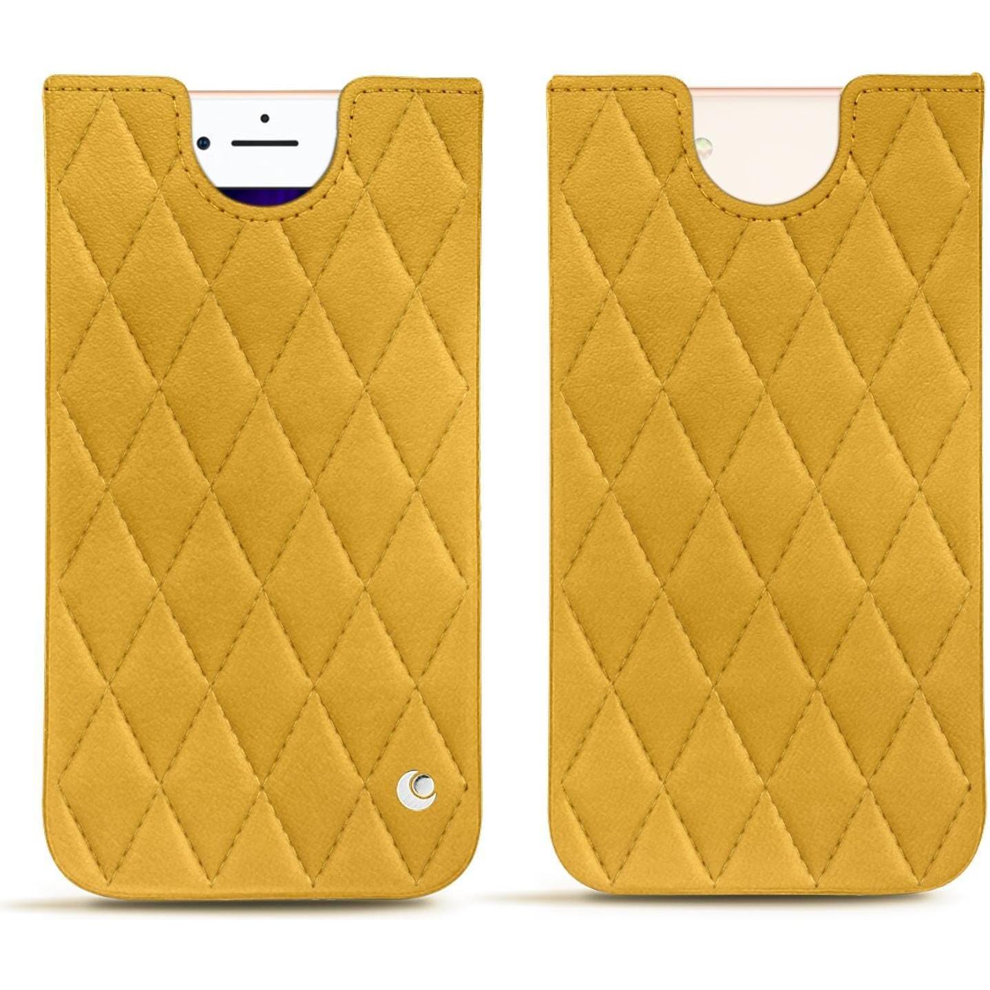 Noreve Lederschutzhülle (Apple iPhone 8), Smartphone Hülle, Orange